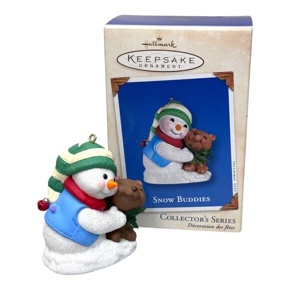 Hallmark Keepsake Snow Buddies Christmas Ornament Collection Set Lot 4 - Picture 8 of 10
